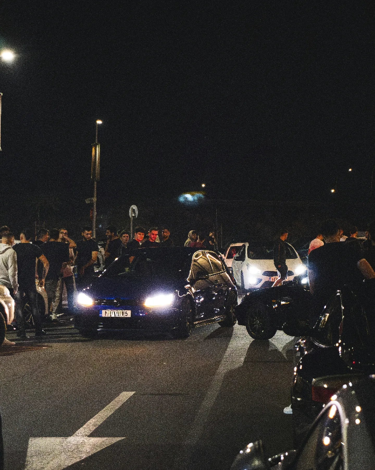 cars at a car meet with people around them neo plaza cyprus
